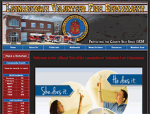 Tablet Screenshot of lvfd1.org